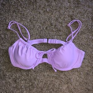 Light purple bikini top